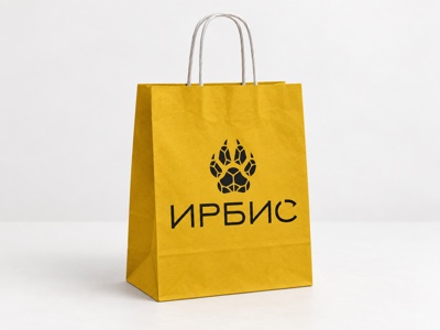 Шелкография по цветному крафт пакету на заказ